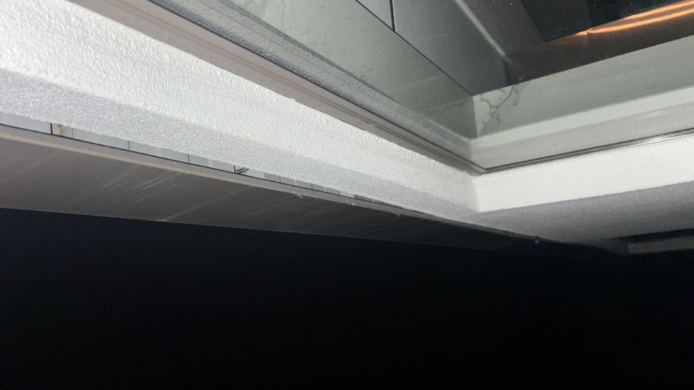 Gap between the fascia and eave lining, found during a pre-purchase inspection in Craigieburn, 8 km from Mickleham