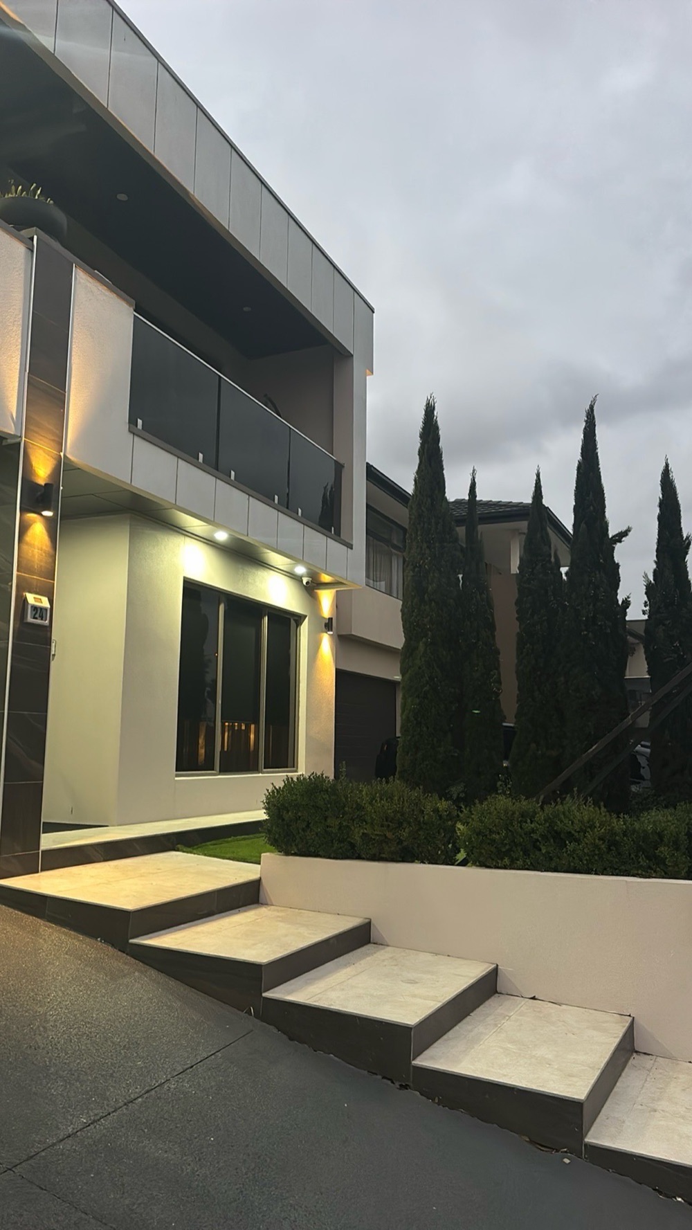 Trees close to the foundation, with roots able to reach it, found during a building and pest inspection in Craigieburn, 8 km from Mickleham